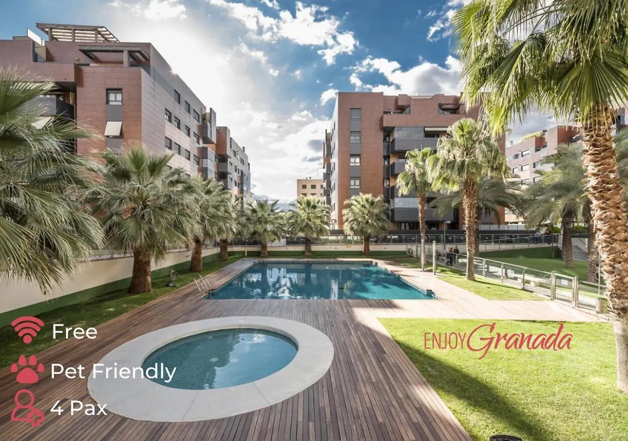 Enjoygranada Emir 3F - Pool, Gym & Free Parking Apartment Spain
